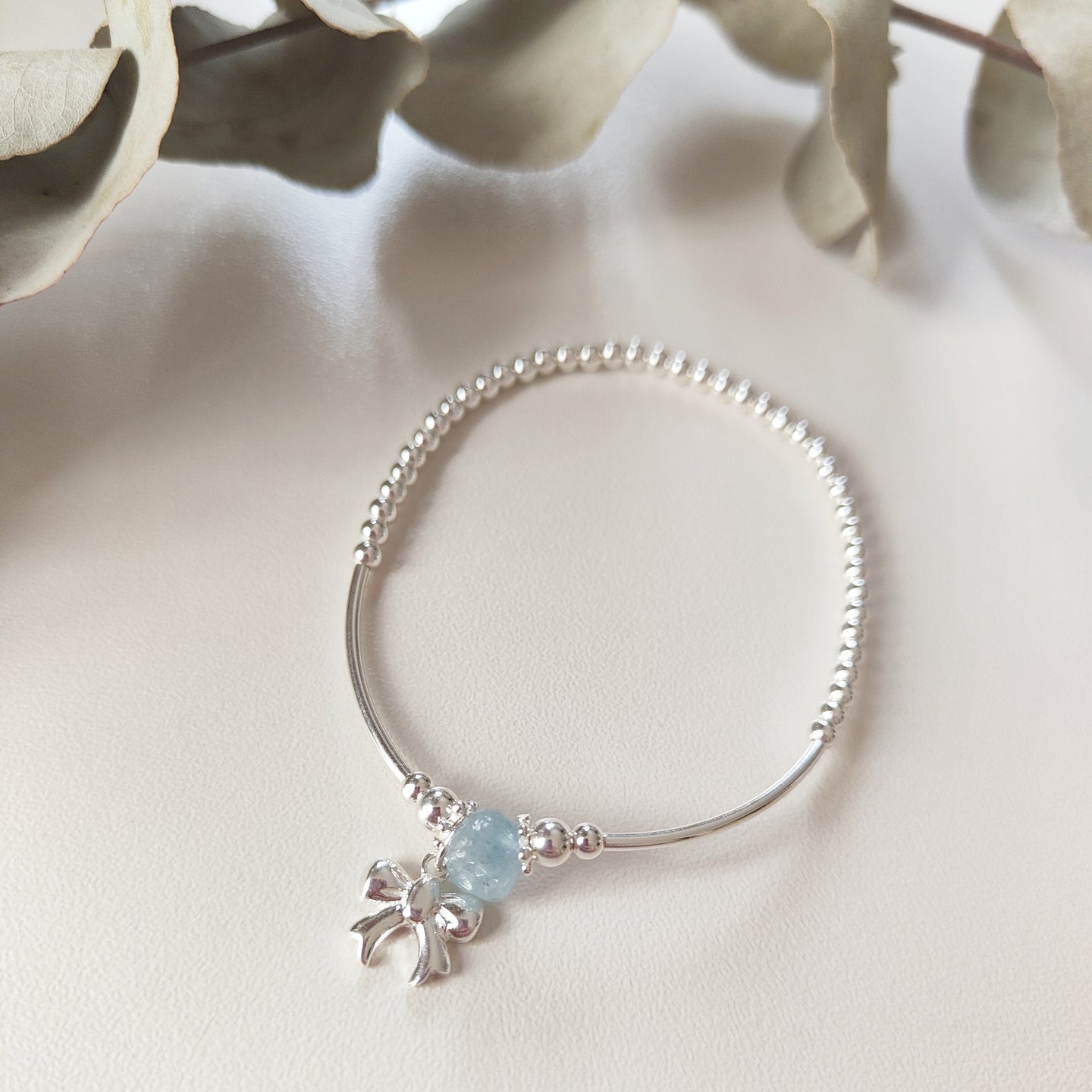 Aquamarine Baby Celebration Bracelet