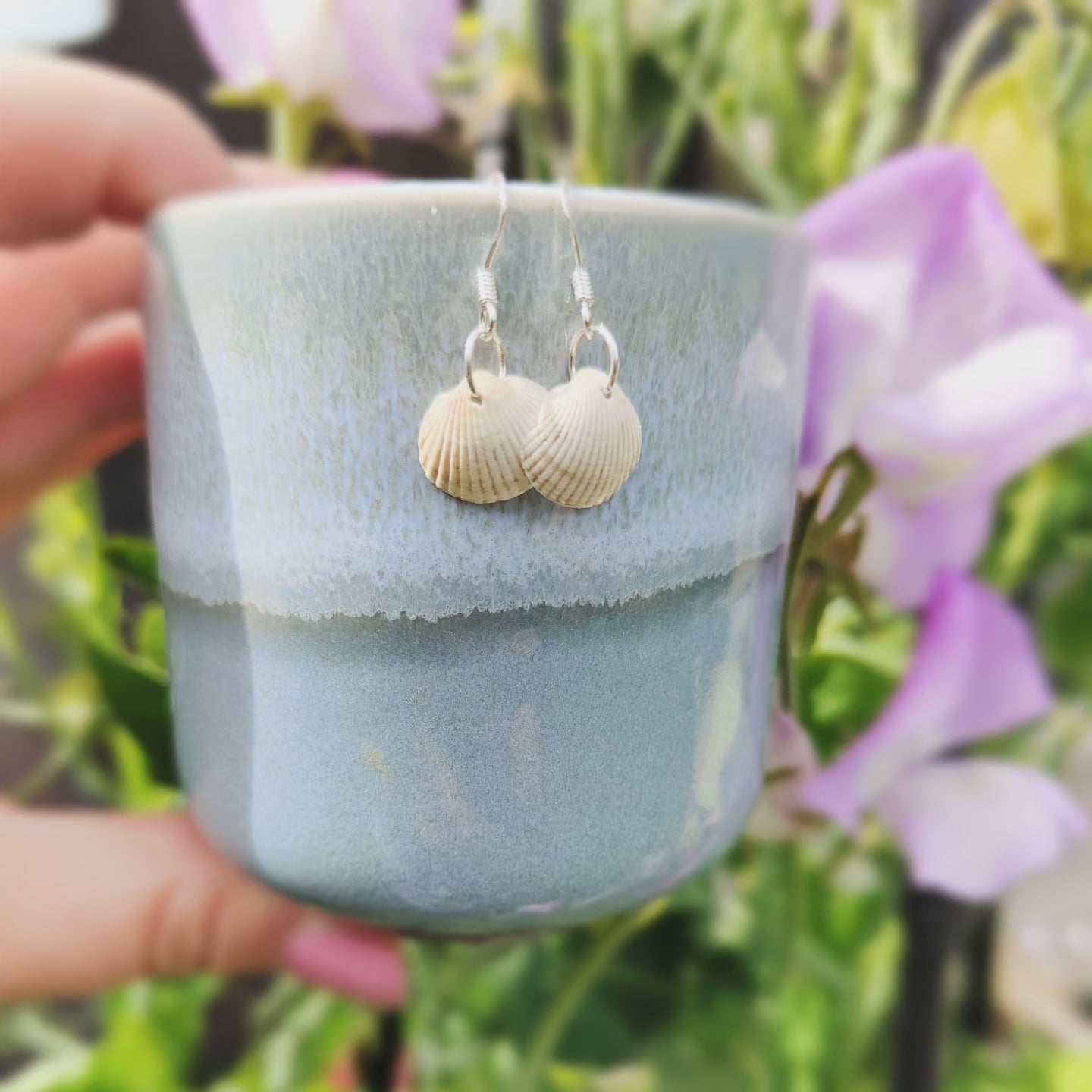 Classic Seashell Drop Earrings