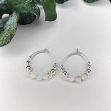 Load image into Gallery viewer, Pastel Princess Midi Hoop Earrings
