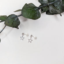 Load image into Gallery viewer, Hollow Star French Stud Earrings
